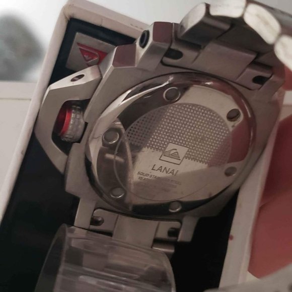 Quicksilver LANAI watch montre in the box / solid stainless steel 10 atm 100 met - Picture 4 of 5